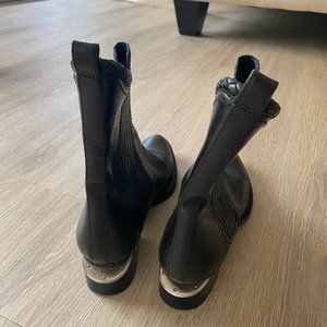Black Alexander Wang Kori Booties Sz 39 - resoled
